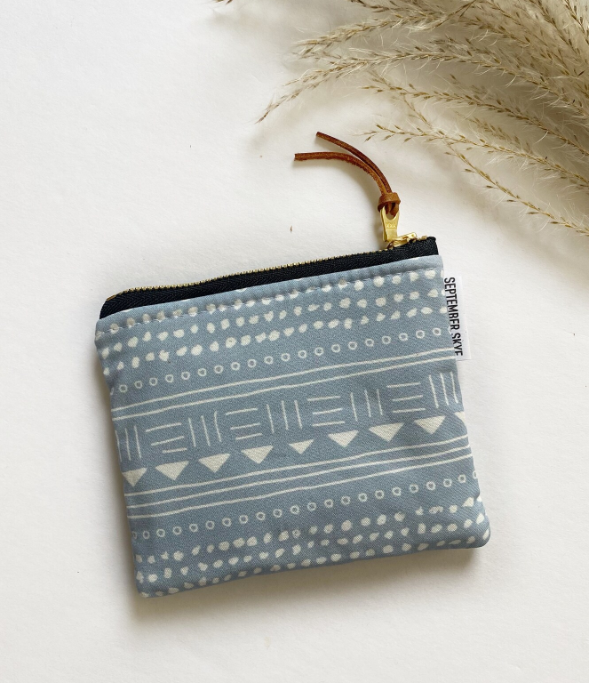 Aztec Blue Pouch