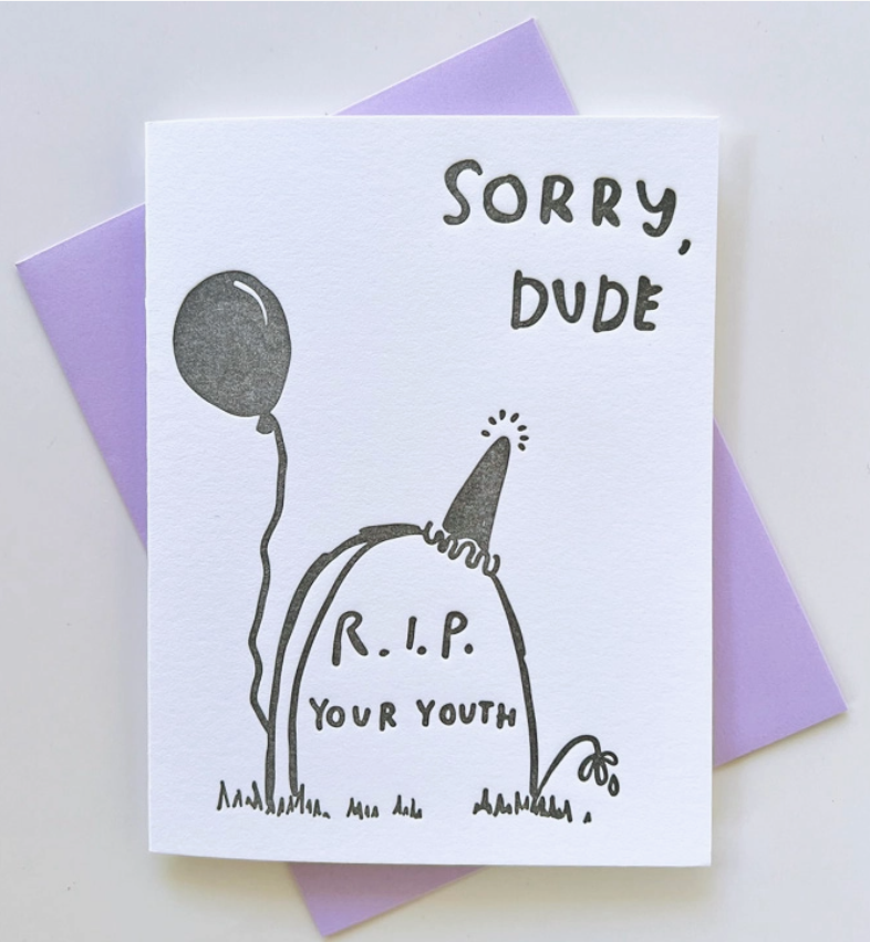 R.I.P. Birthday Card