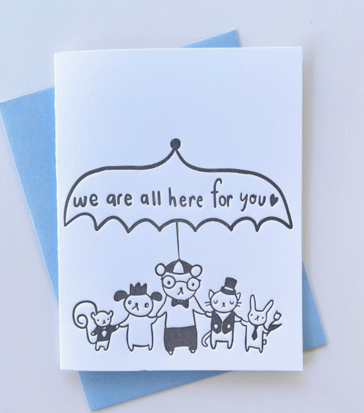 Here For You Card