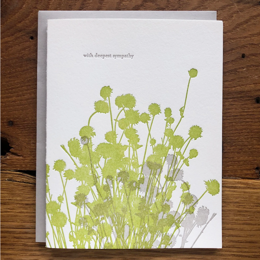 Thistles | Sympathy Card