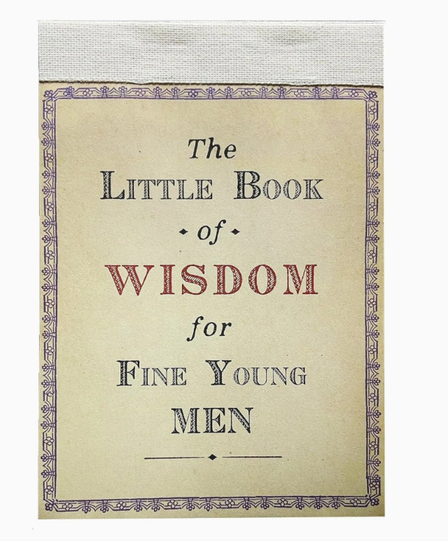 The Little Book of Wisdom For Fine Young Men