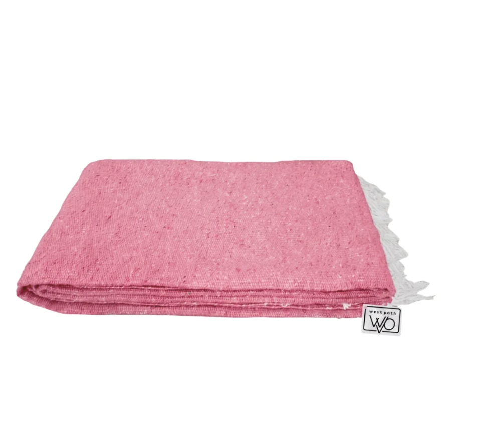 Mexican Blanket | Solid Pink