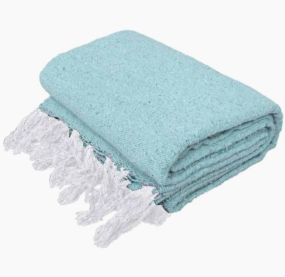 Mexican Blanket | Solid Mint