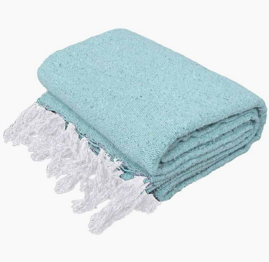 Mexican Blanket | Solid Mint