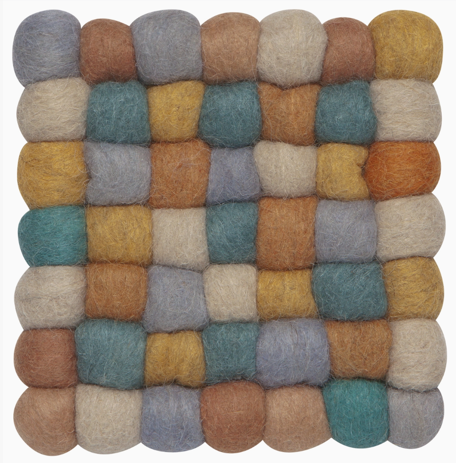 Woolen Trivet | Ochre