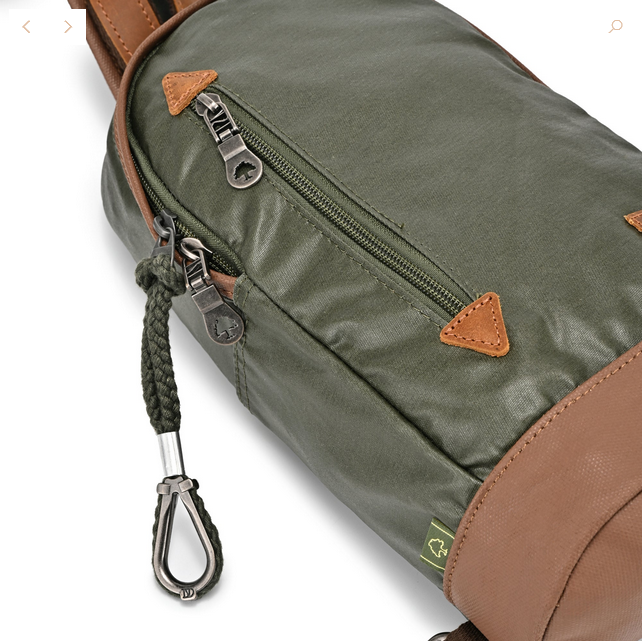 Canvas Sling Bag | Army Green
