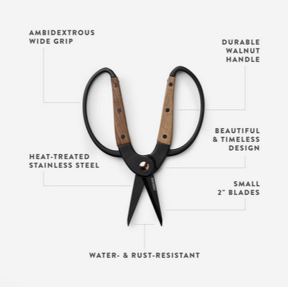 Garden Scissors | Walnut