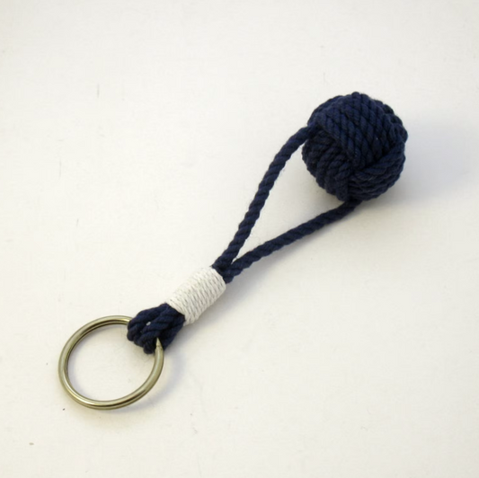 Monkey Fist Key Chain | Navy