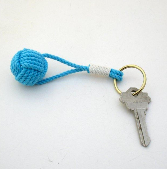 Monkey Fist Key Chain | Turquoise