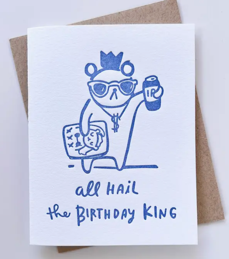 Birthday King Card
