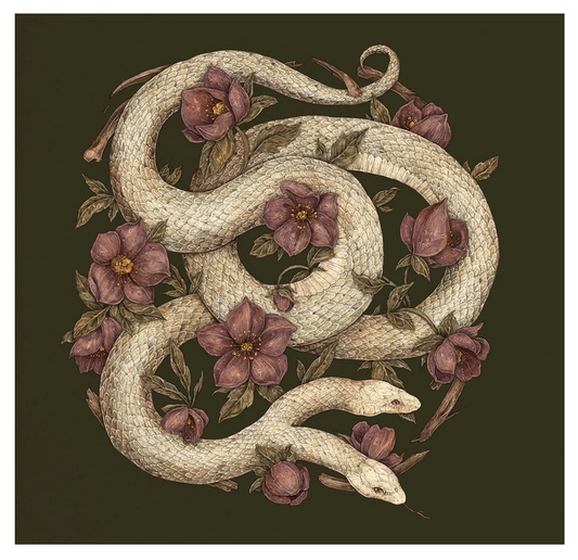 Two-Headed Snake Print