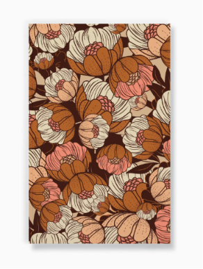 Layflat Notebook | Rustic Bloom