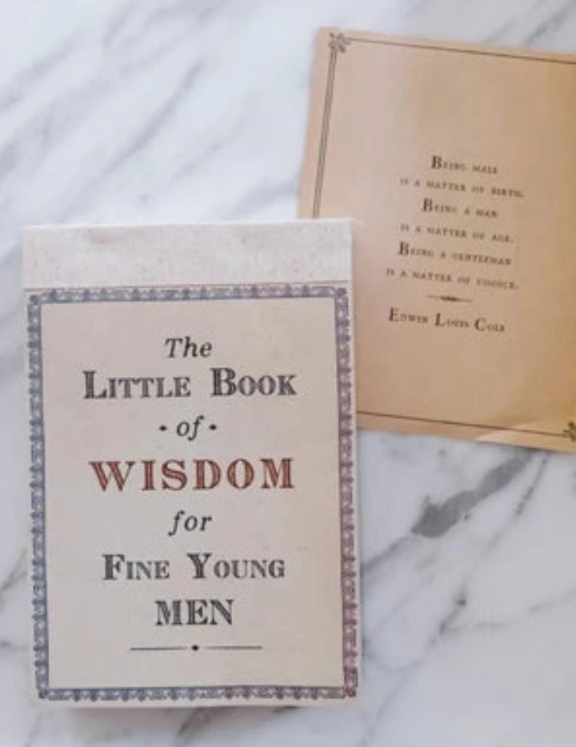 The Little Book of Wisdom For Fine Young Men