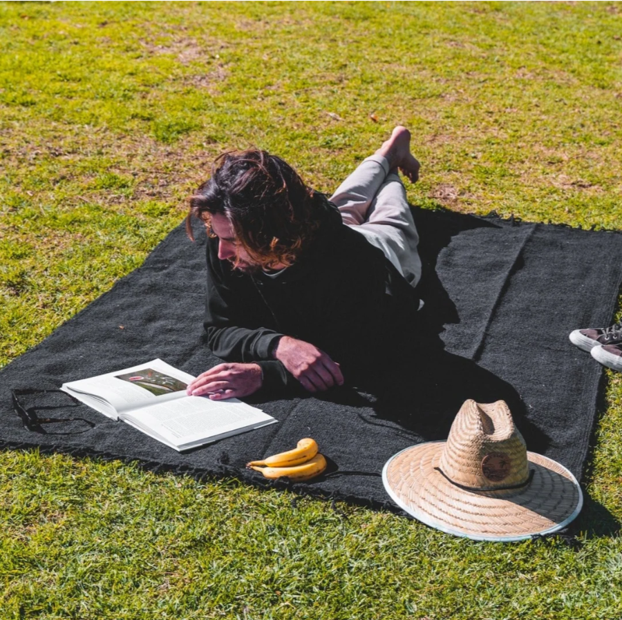 Mexican Blanket | Solid Black