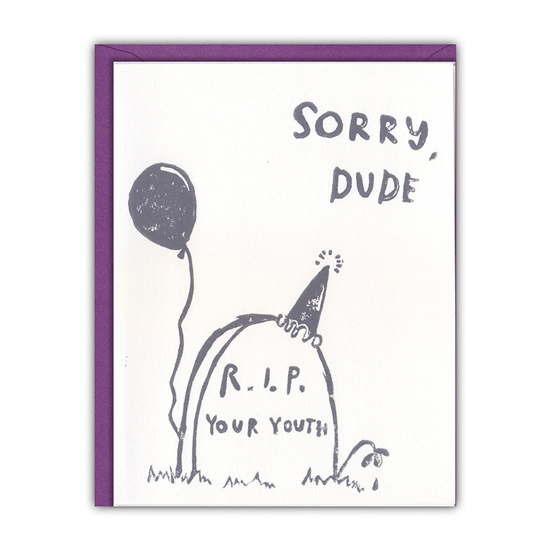 Sorry Dude Card