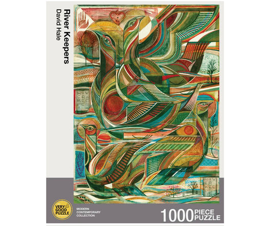 Modern Contemporary Collection Rivers Keeper Puzzle by David Hale