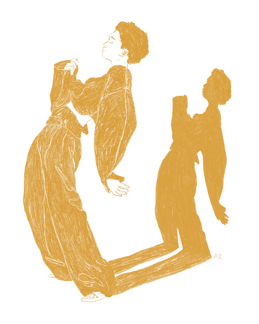 Dancing At Home 5 Art Print by Jenny Liz Rome 