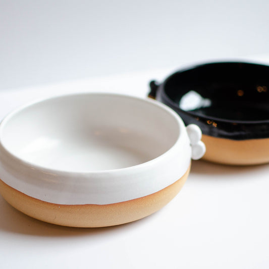 handmade in maine ceramic ramen bowl