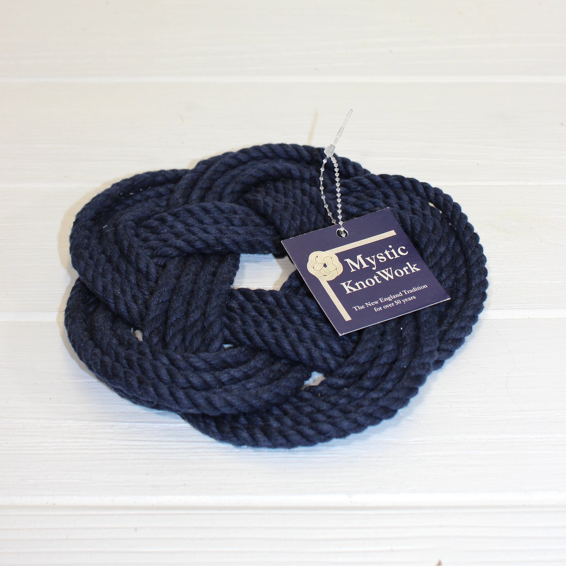 Sailor knot trivets blue