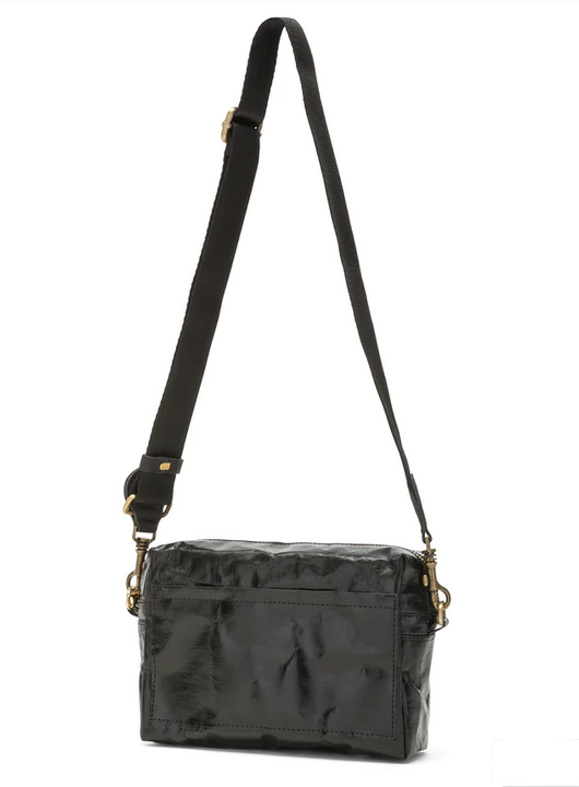 Tracolla Crossbody Bag | Metallic Black