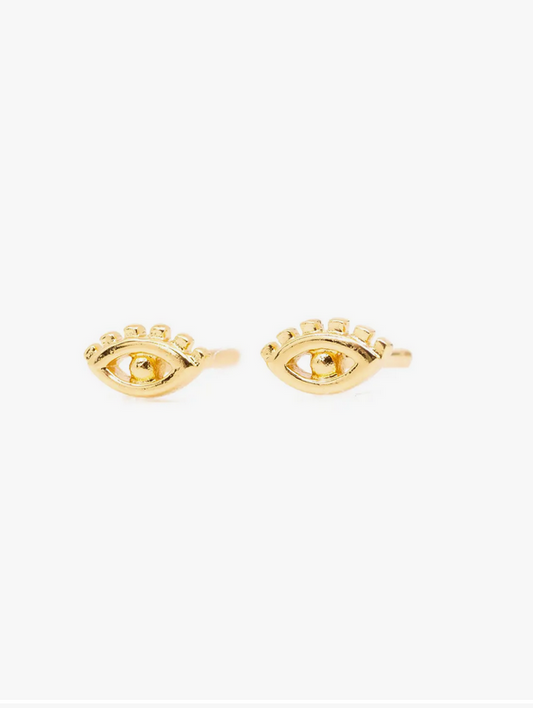 Evil Eye Stud Earrings