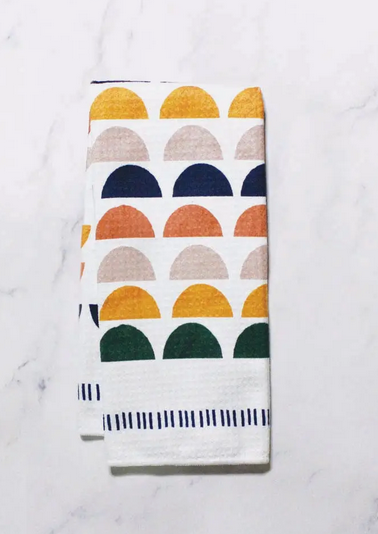 Crescent Boho Dish Towel by Render