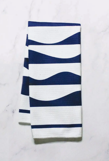 Catching Waves Dish Towel by Render