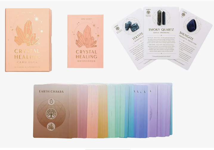 Crystal Healing Card Deck by Uma Silbey
