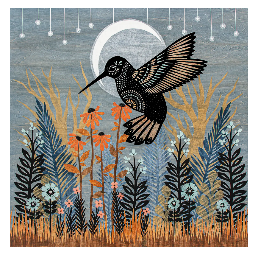 The evening star bird print by Angie Pickman. 