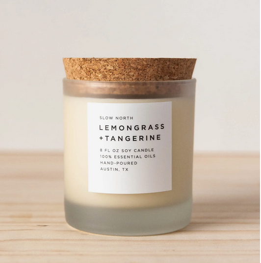 Lemongrass + Tangerine Candle